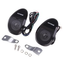 JC 2pcs 오토바이 스피커 오디오 라디오 사운드 시스템 스테레오 스피커 MP3 / USB FM, 모델명2