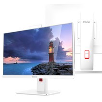 디클 올인원 PC A24-511 프리도스 화이트 일체형PC 59392