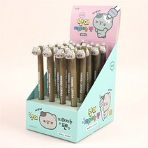 핑크풋 1500 냥이 지워지는 펜 0.5mm, 20개, 혼합색상