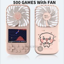 레트로 게임기 오락실 고전 오락기 가정용 옛날 철권 슈퍼마리오 테트리스 겔러그 새로운, 팬 핑크가 있는 500in1