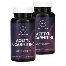 엠알엠 MRM 아세틸 엘카르니틴 l-카르니틴 500MG 베지캡슐 60정 x 2개