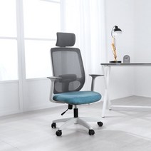 린백 LB16HW 사무용 컴퓨터 학생 책상 의자, 블루