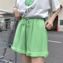스포츠 레저 장베베베 IBELL 디자인감각 와이드 루즈핏 A라인 반바지 여성 여름 실내 얇은 트렌드 2323186488