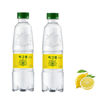코카콜라 씨그램 라벨프리 레몬 350ml, 24개