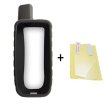 Garmin GPSMAP 66 66s 669s 66sc 66st GPS 컴퓨터 네비게이터 실리콘 케이스 필름 커버 66ST 용 일반 케이스 및 화면 보호기, 하나, Black