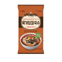 샘표 육개장칼국수, 125g, 100개
