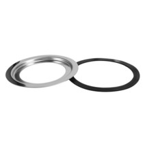 음식물쓰레기봉투 주방 쓰레기 음식물 처리 슈레더 싱크 프로세서 어댑터 140Mm 부품 액세서리 (140-114-9, 01 silver  black