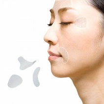 얼굴 미간 눈가 주름 리프팅 패치 스티커 DD-11978, 긴 타입, 1, 둥근 타입