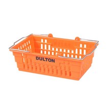 덜튼 미니 바스켓 소품 보관함 데스크정리함, ORANGE