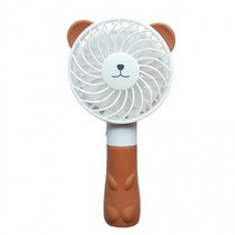 귀여운 생활 가정 잡화J 미니 캐릭터 핸드선풍기, 3-곰돌이(옐로우), 3-곰돌이(옐로우)