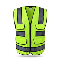 방검복 보호 안전 조끼 의류 ​​ 반사 반사 로고 인쇄, 스타일 3-옐로우, xl-chest120cm