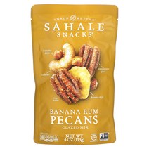 Sahale Snacks 글레이즈드 믹스 바나나 럼 피칸 113 g(4 oz)