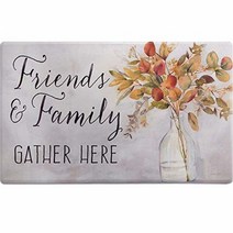 SoHome Cozy Living 피로 방지 매트 주방 매트 미끄럼 방지 얼룩 방지 이지 클린 1.3cm(1/2인치) 두께 주방 바닥 매트 행복 45.7cm x 76.2cm(18, Eucalyptus Spice