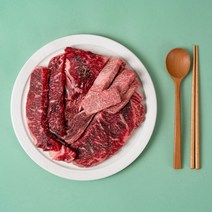 투뿔 한우 프리미엄 한판세트 명절 선물용 800g, 선물포장용 박스&파우치