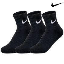 나이키 3P 양말 SX7667010 에브리데이 쿠션 앵클 삭스, 26