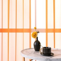 샤르르 쉬폰커튼 북유럽 감성 주방 침실 드레이프 쉬어 스카프 valances 12