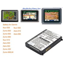 Cameron Sino 1880mAh 배터리 Garmin Nuvi 500Zumo 600Zumo 650/660/660LM/220Nuvi 510Nuvi 550Aera 500/55, 한개옵션0