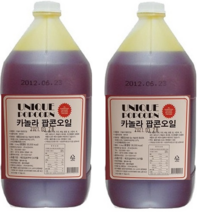 카놀라 팝콘 오일 (3.5kg x 2 ) 액상 버터 재료원료