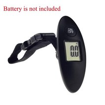 40kg/100g LCD 디지털 전자 수하물 저울 휴대용 가방 저울 처리 여행 가방 가중치 물고기 걸이 저울, 01 Black