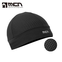 MCN K매쉬 스컬캡 블랙 자전거모자 헬멧이너캡, 단품