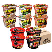 [안녕골목마켓]스파게티2개+라면볶이2개+마요짜장볶이2개+불닭볶음면2개+신라면2개, 1개