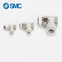 SMC 엘보 유량 제어 밸브 피팅 AS1201F/AS2201F/AS3201F-M5/01/02/03-04A/06A/08/10SA, 20 AS2211F-02-08SA