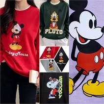 신상! 센스티 맨투맨티셔츠 모음 디즈니정품 여성 긴팔 트레이닝복 캐릭터