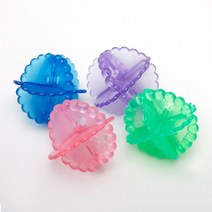 1+1 세탁볼 4P 빨래볼 먼지제거 엉킴방지 무세제 세탁공, 3개