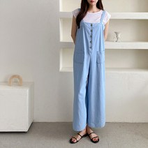 코지23 / 여자 가을 데님 청청패션 멜빵 코디쉬운 점프수트