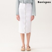 보니스팍스 보니스팍스 앞지퍼미디스커트-MF79SK102