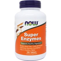 Now Foods 나우 푸드 수퍼 엔자임 소화효소 180 타블렛