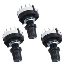 Hot 3X 3P4T 3 Pole 4 Position Single Wafer Band Selector Rotary Switch W Knob, 한개옵션0