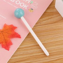 keke 신기한볼펜 막대사탕 모양 볼펜 캔디볼펜 젤펜(소다) 케이케이컴퍼니, 상세페이지 참조