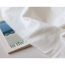 혜인천 대폭 20수 광목면 꽃바구니 삼색자수원단 2종 커트지, 무지 광목색