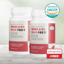 루바브 뿌리 추출물 칡 백수오 석류 콜라겐 식물성 에스트로겐 중년여성 건강 식약처 HACCP 인증 국내산, 2개