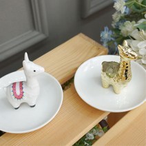 악세사리 진열접시 여대생 화장대정리 카페장식 카페 주얼리샵, 화이트