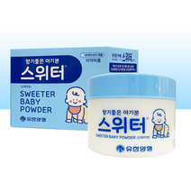 유한 스위터 100g 아기분 베이비파우더, 1개
