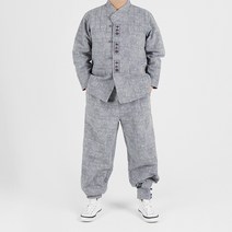 3125 남자 춘추 자가드 한벌 세트 생활한복 개량한복