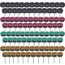 austor 100 조각 1 인치 연마 휠 버핑 연마 휠 세트 dremel 로타리 공구 용 연마 휠 4 그릿, 1개