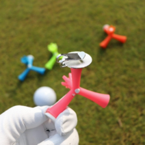 삼발이 골프티 높이조절 이지티 티꽂이 윤템, 4종1set