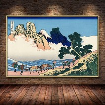 잉어그림 복들어오는 물고기 돈액자 금전수 물 구어도 연꽃 개업선물 카츠 시카 호쿠사이 그레이트 웨이브, 11 11_01 20X30cm Unframed