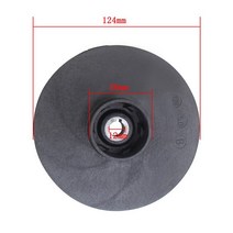 jet pump impeller replacement plastic booster vane impellers guide parts accessories 119/124/128mm, [09] 124mm