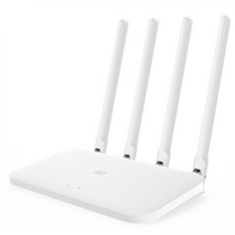 xiaomi mi wifi 라우터 4 wifi 리피터 1167mbps 듀얼 밴드 2.4g 5ghz 802.11ac 4 안테나 앱 제어 기가비트 무선 라우터, 4c 100m 기준, 하얀색