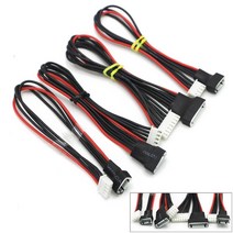 가전제품 전자기기 5 pcs/lot JST-XH 2S 3S 4S 6S 20cm 22AWG Lipo 균형 와이어 충전 케이블 코드, [02] 3S
