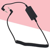 카데코 3.5파이 노이즈필터 케이블(9871) 차량 AUX선 옥스 오디오 연결선, 단품, 단품