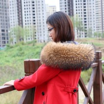 여우 모피 너구리 패딩 모자 라쿤털 교체 리폼 겨울