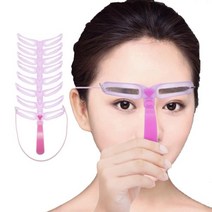 [우수제품][고객만족] 일자 아치형 눈썹 아이브로우 그리기 정리 가이드 8종 눈썹그리는법 눈썹모양 눈썹다듬기 눈썹틀 아이브로우틀 Bellos^^&&^^+++++, 눈썹가이드8종, 상품선택