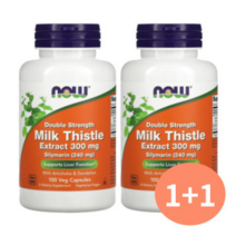 나우푸드 더블스트렝스 밀크씨슬 추추몰300mg100배지캡슐 200% 품질 보장 2개묶음