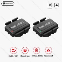 즈위프트 센서 무선 자전거 컴퓨터 속도 케이던스 파워 미터 도로 mtb 자전거 ant+ ble 블루투스 듀얼 모드 사이클링 파워미터, 케이던스 센서, 03 Cadence-Speed sensor