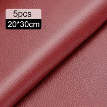 소파 수리 패치에 대한 자체 접착 가죽 가구 테이블 의자 스티커 좌석 가방 신발 침대 수정 수선 PU 인조 가죽 피부, Wine 5Pcs 20x30cm